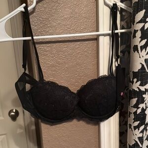 PINK Victoria's Secret Black Lace Bra